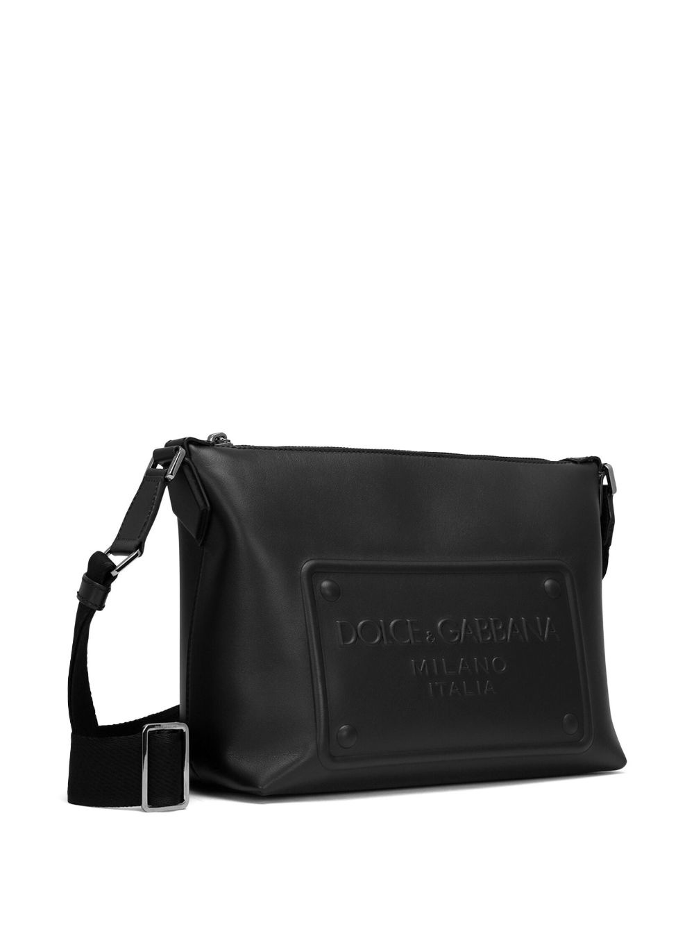 raised-logo messenger bag - 3