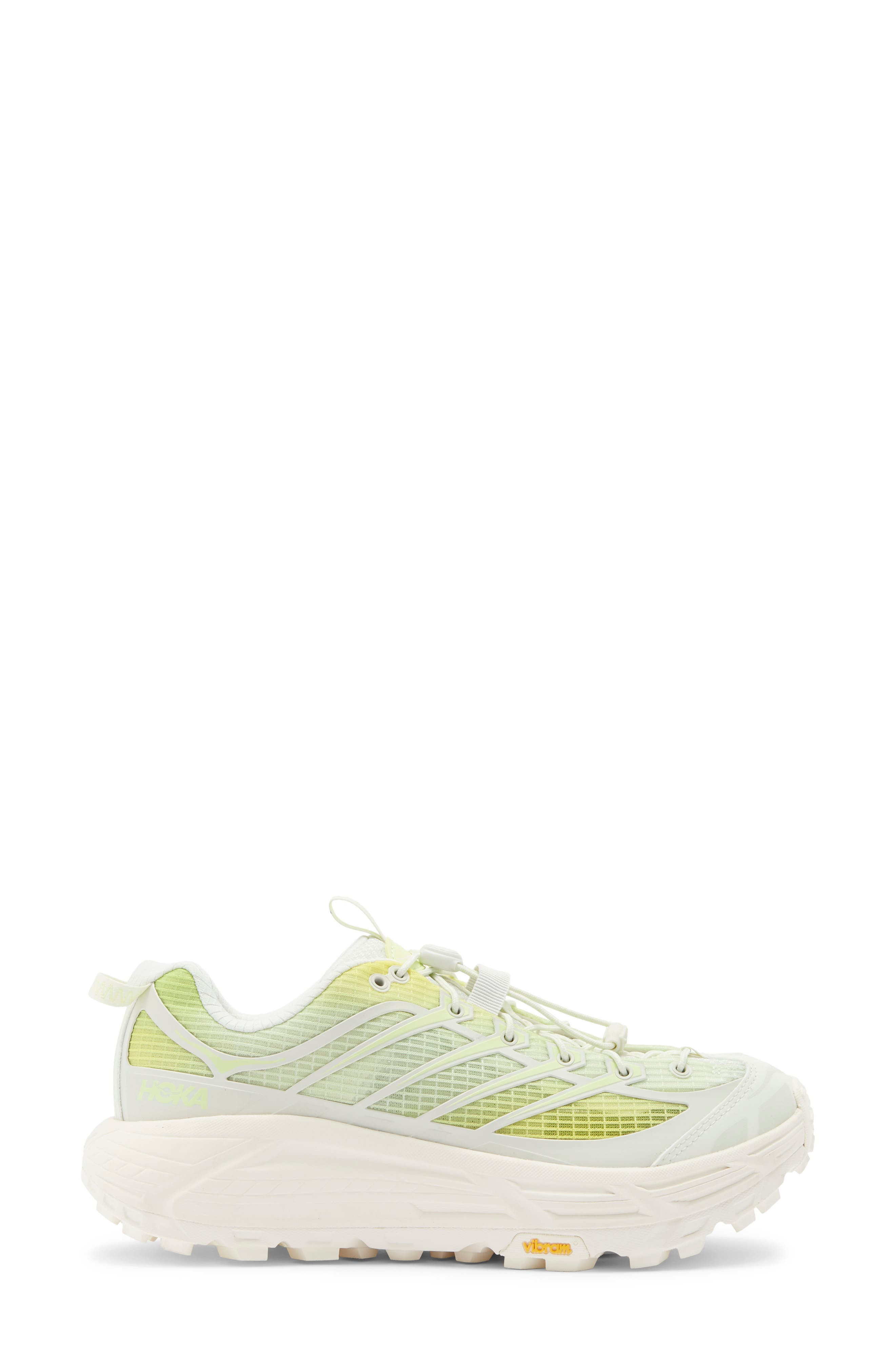 HOKA Gender Inclusive Mafate Three2 Grid Sneaker in Truffle Salt /Lemon at Nordstrom - 3