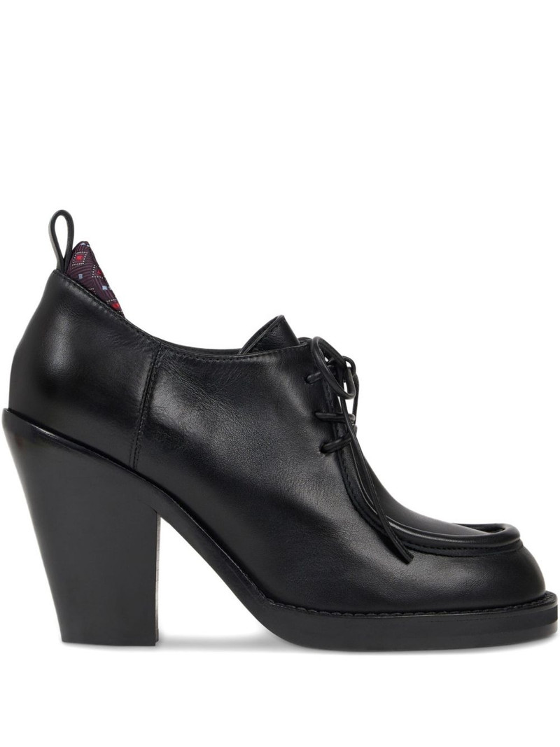 75mm lace-up leather derby shoes 1
