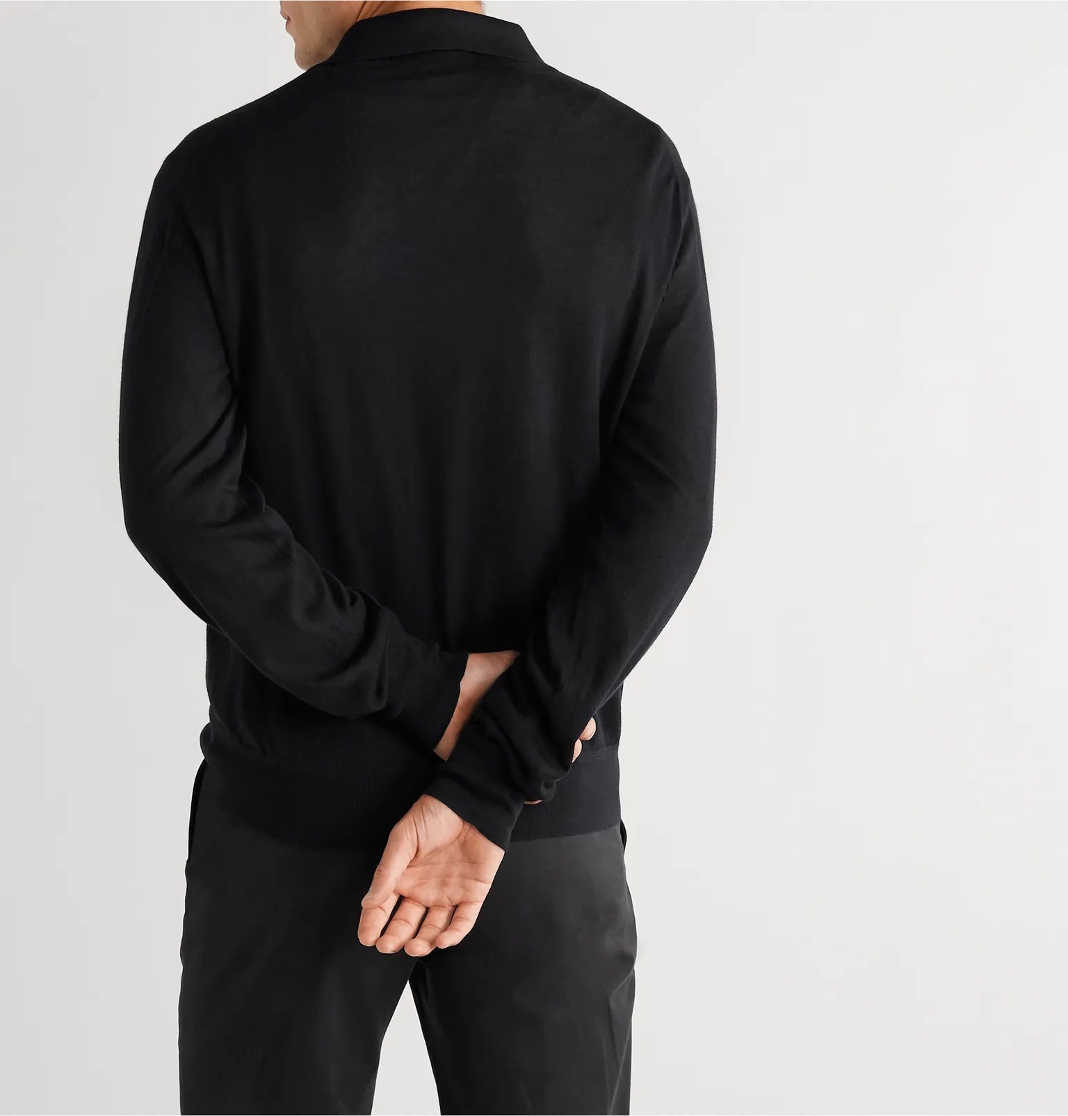 Cashmere and Silk-Blend Polo Shirt - 4