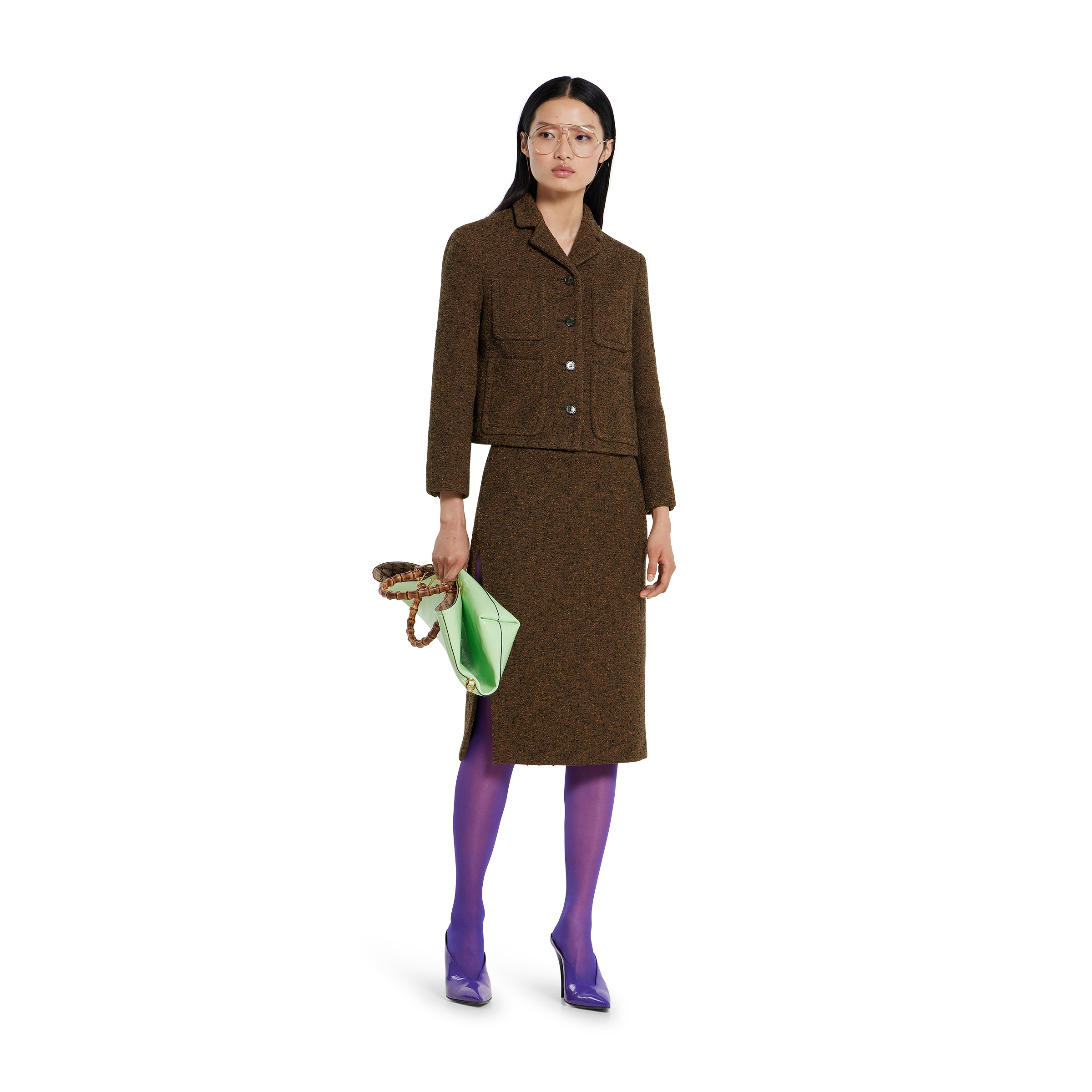 Seeded wool skirt - 2