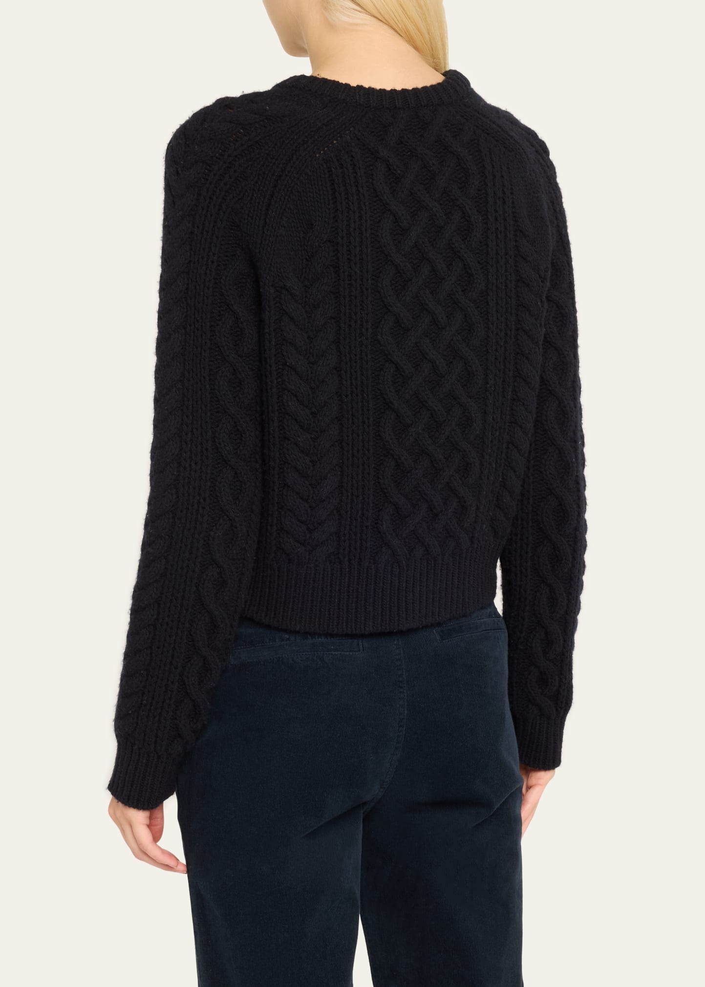 Renata Cable Cashmere Sweater - 3