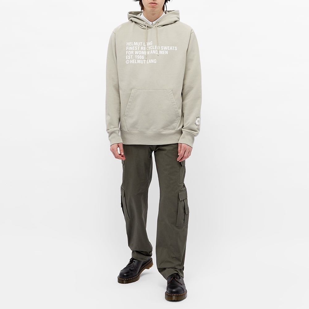 Helmut Lang Recycled Label Popover Hoody - 7