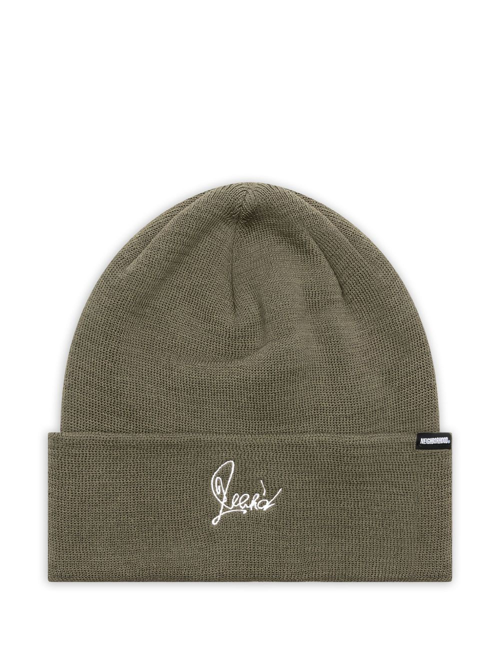 embroidered beanie - 1