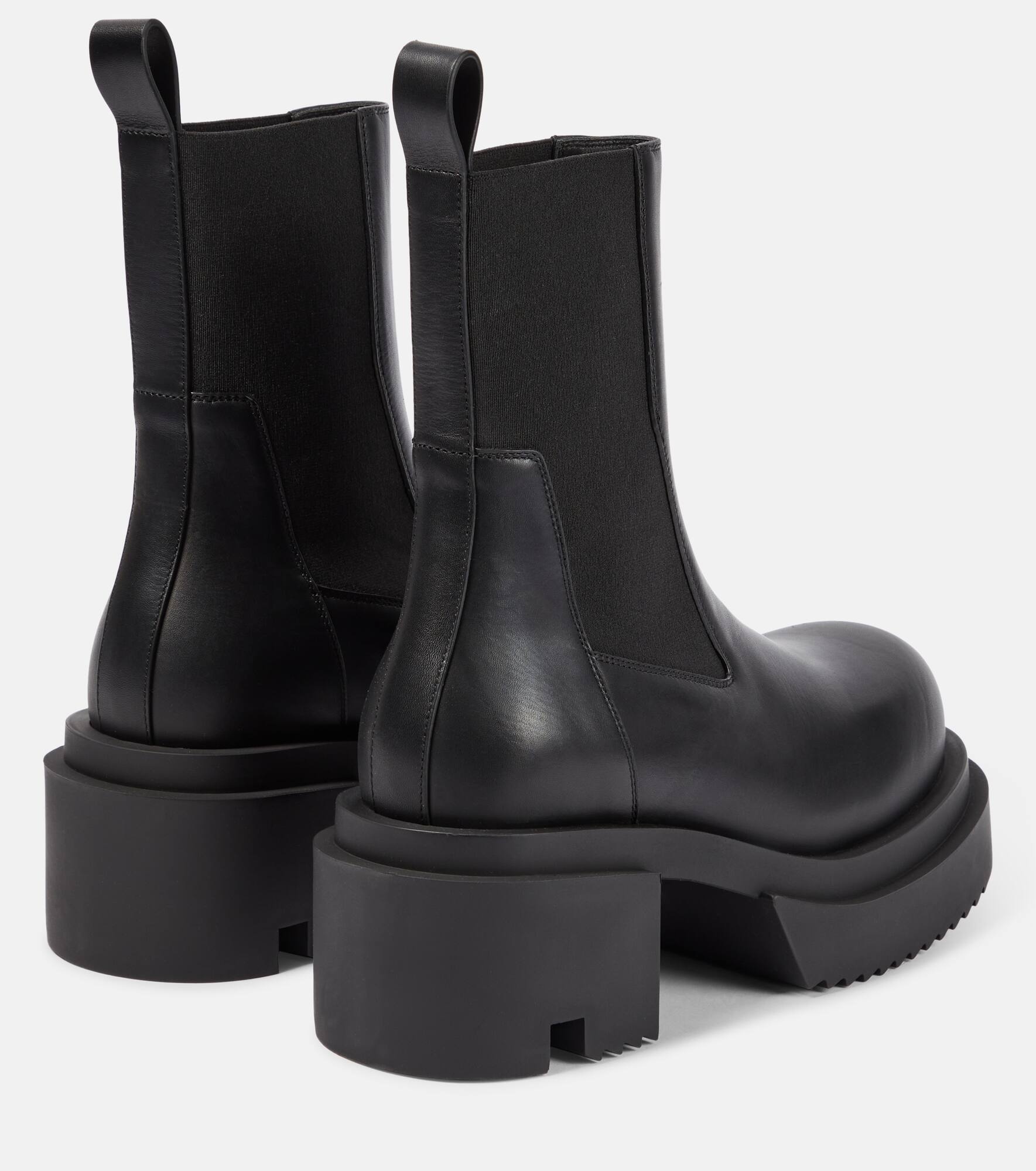 Leather ankle boots - 3