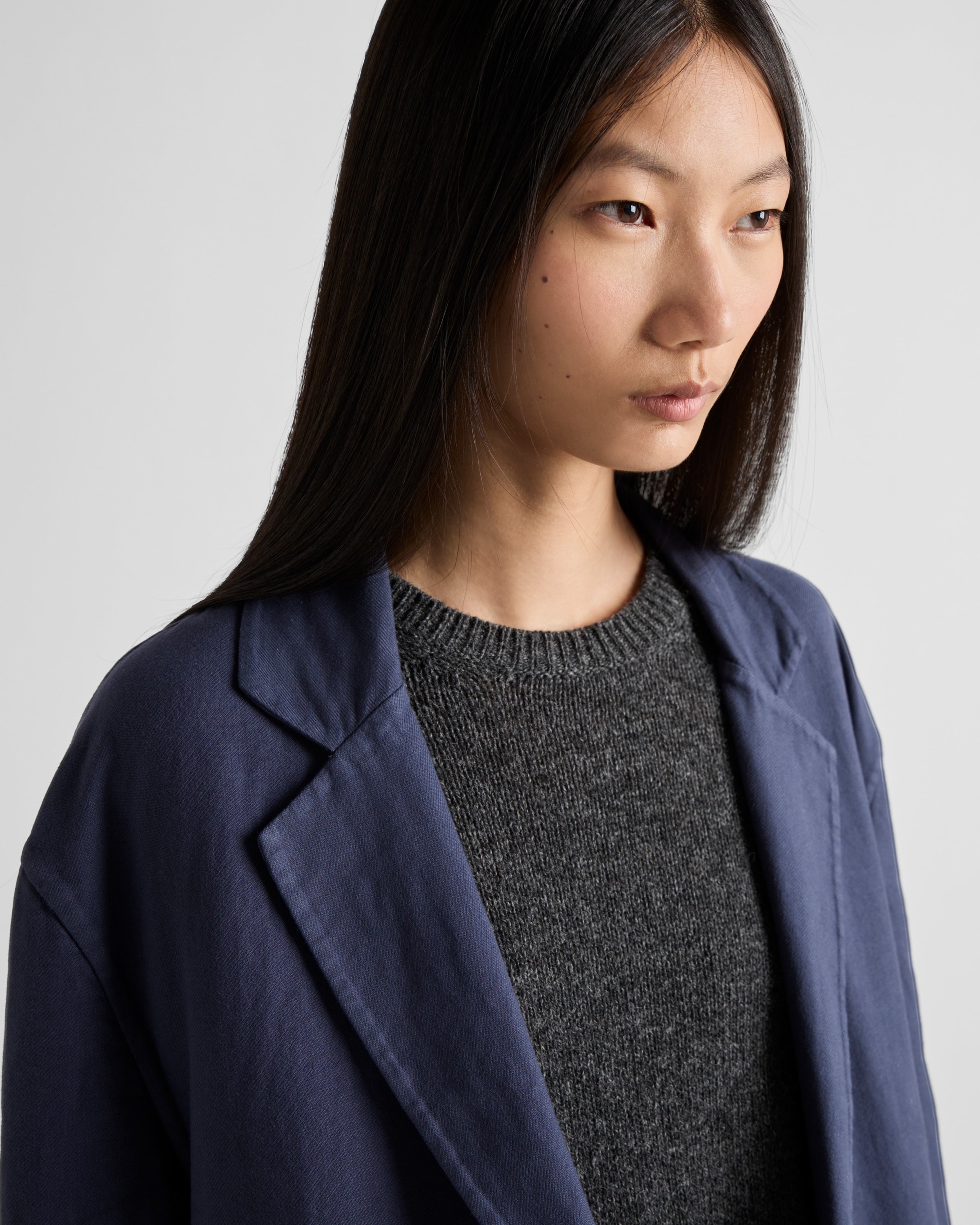 Single-breasted double cotton coat - 3