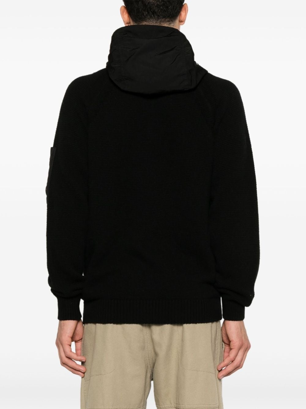 Lens-detail hooded jacket - 4