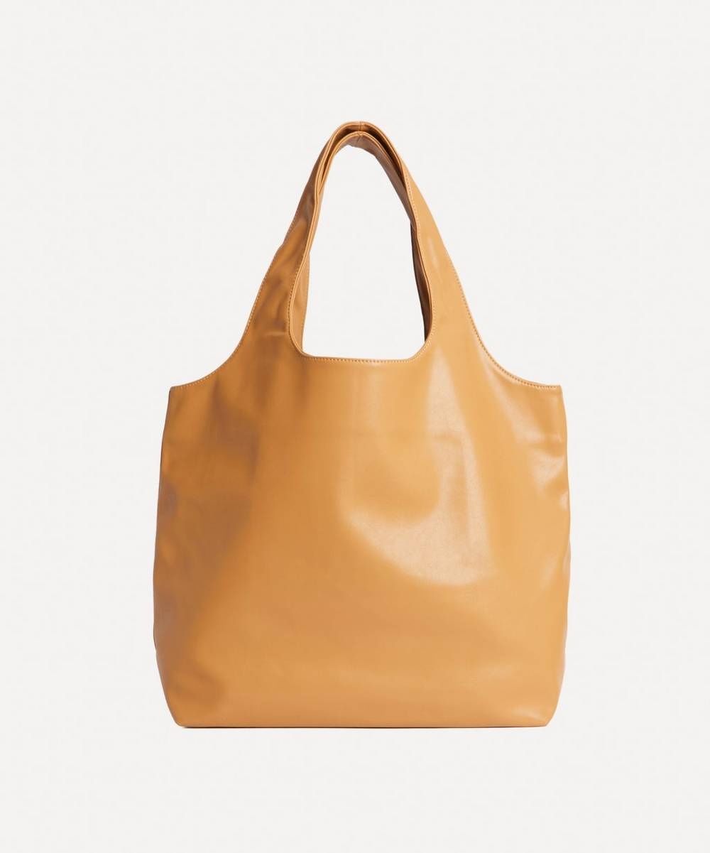 Ninon Faux Leather Tote Bag in Brown - A P C