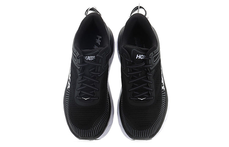 (WMNS) HOKA ONE ONE Bondi 7 'Black White' 1110519-BWHT - 4