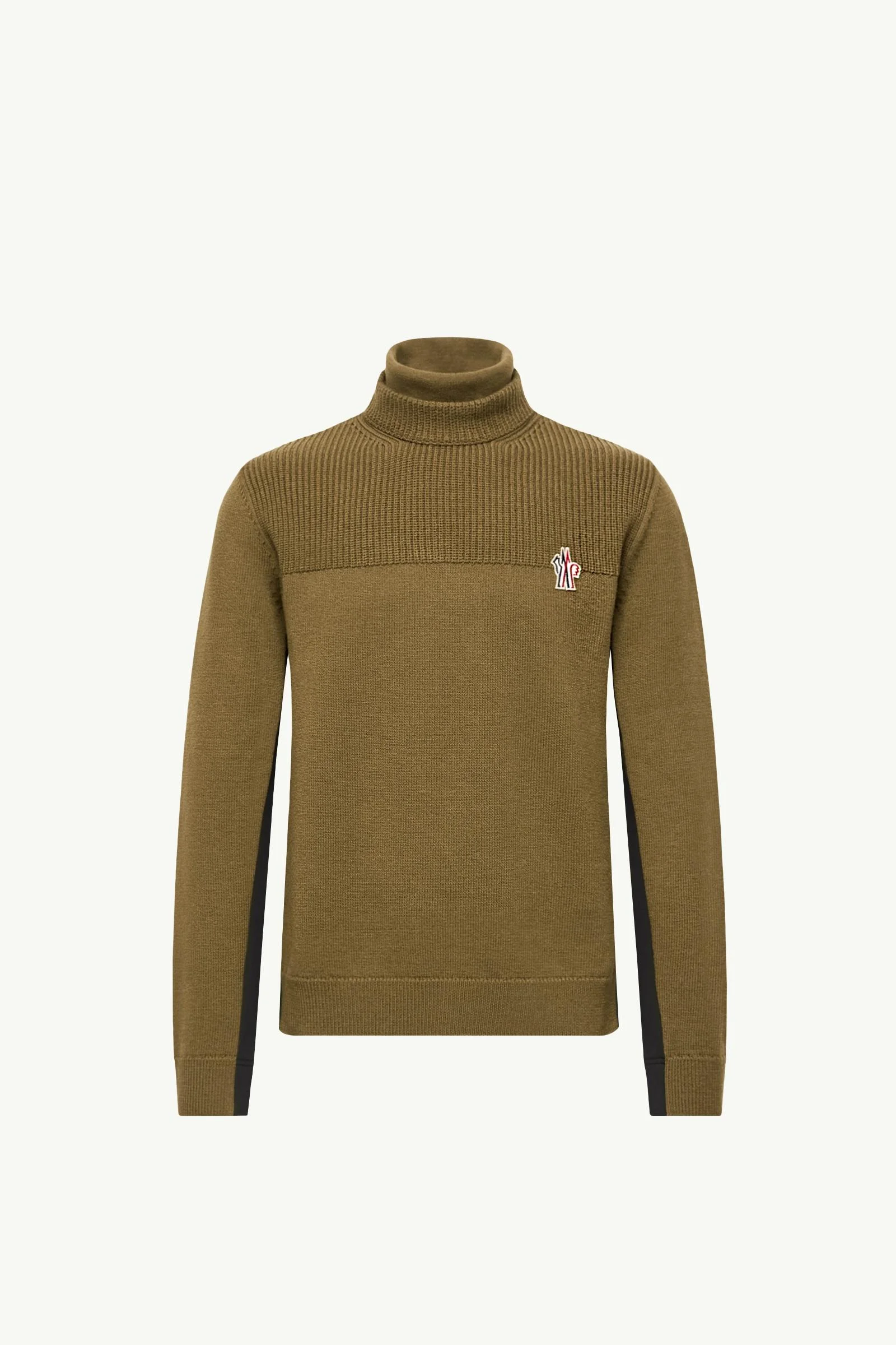 Logo Wool Blend Turtleneck - 1