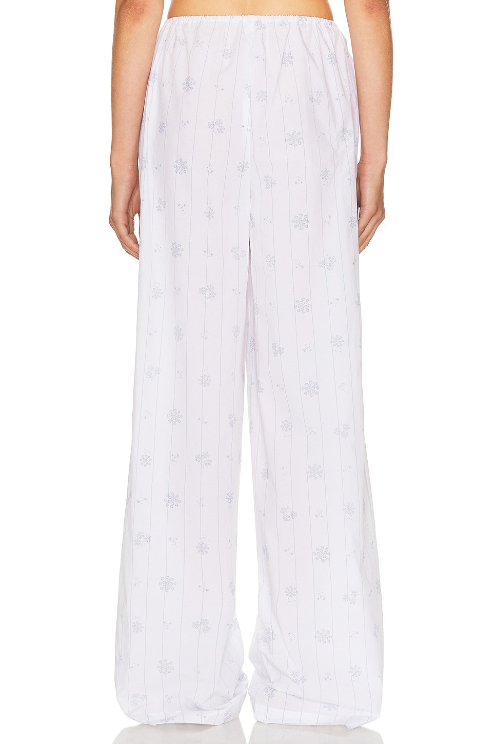House Pants in Fleur Print Stripe - 4