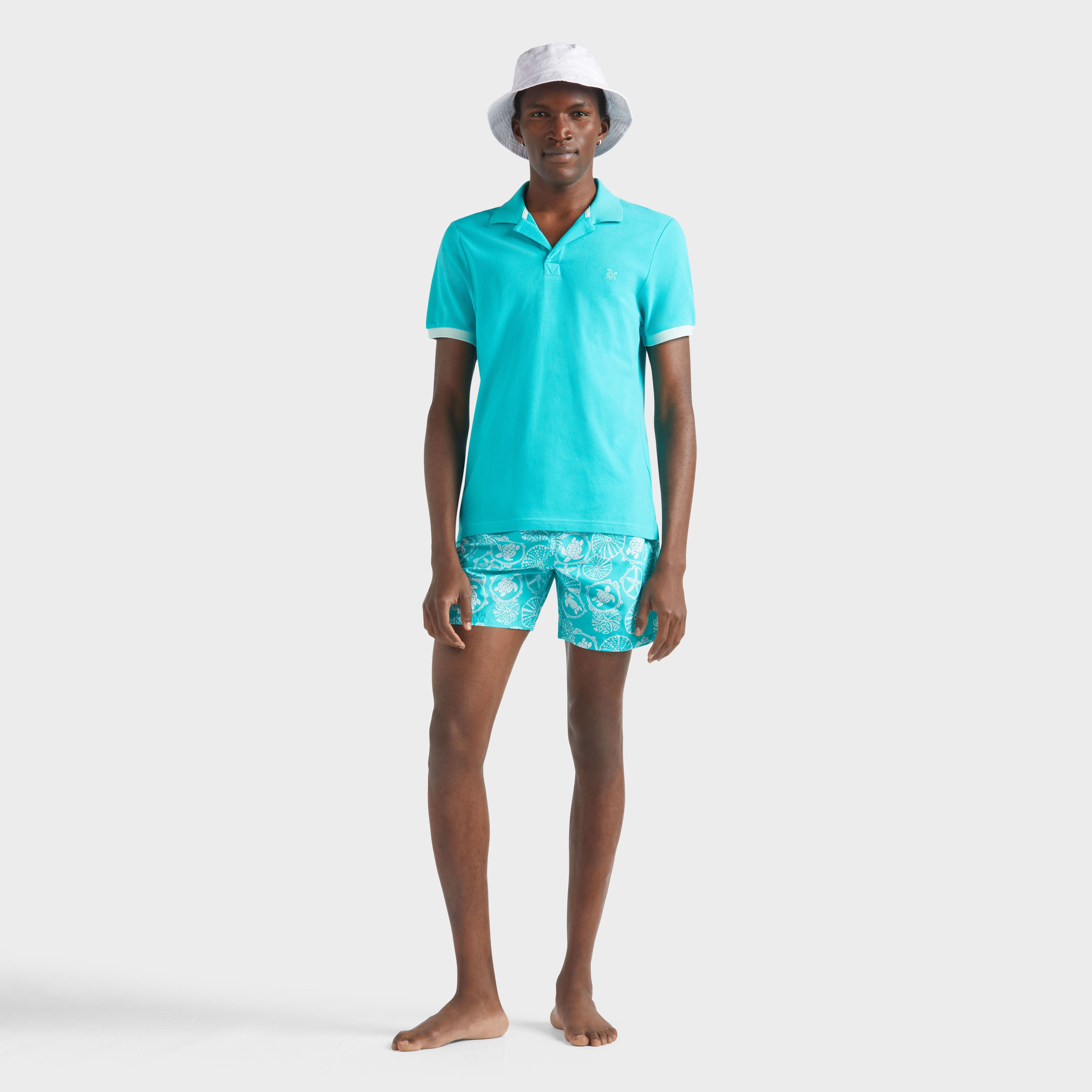Men Swim Trunks Oursins Bicolores - 6