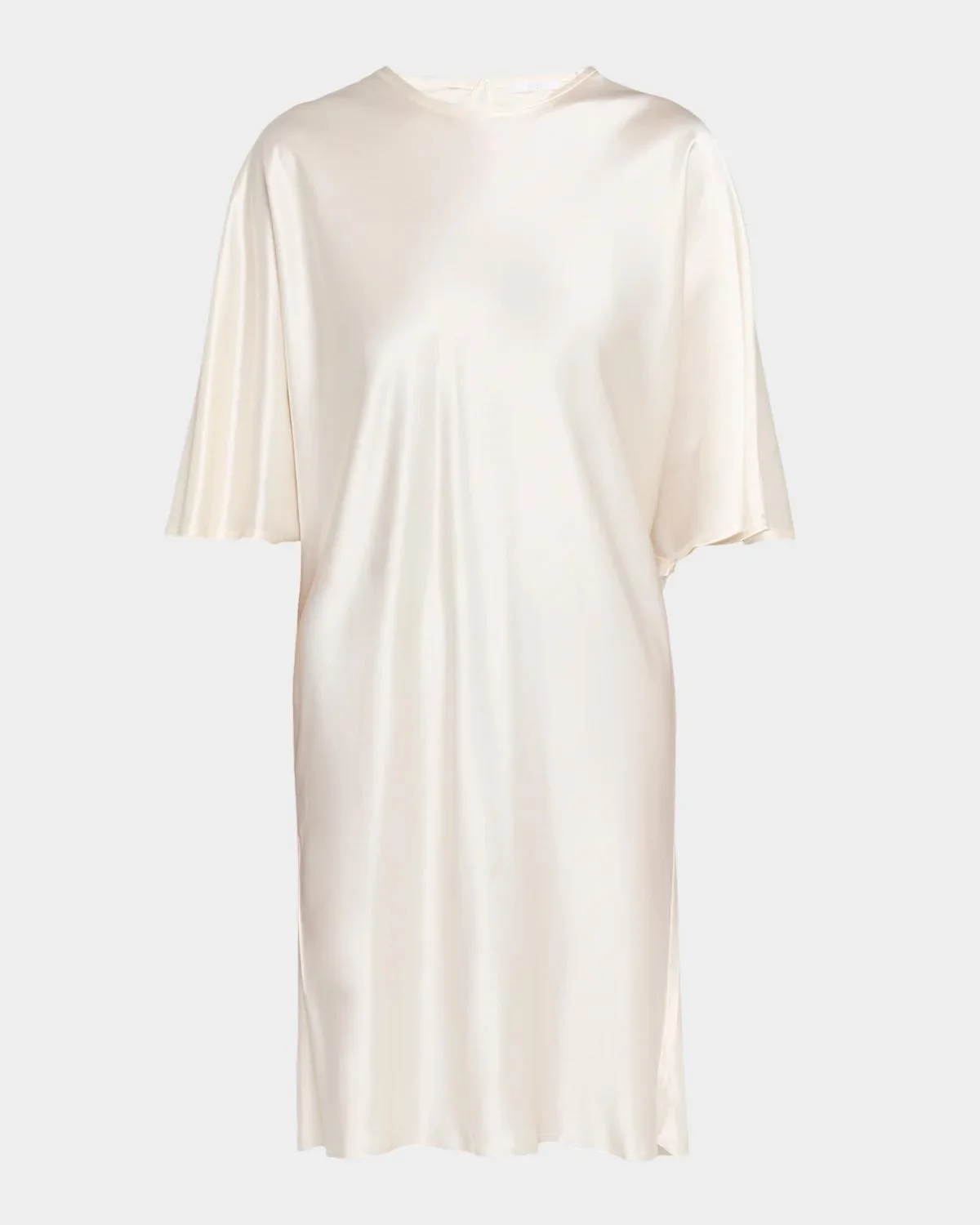 Mila Satin Shift Knee-Length Dress - 1