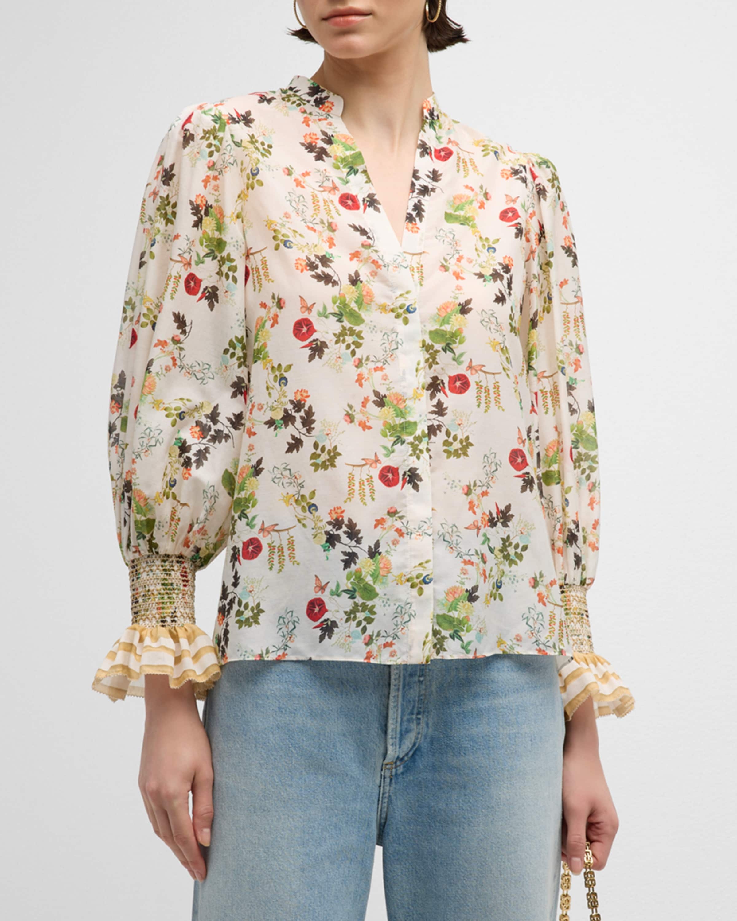 Ilan Button-Front Blouse - 2