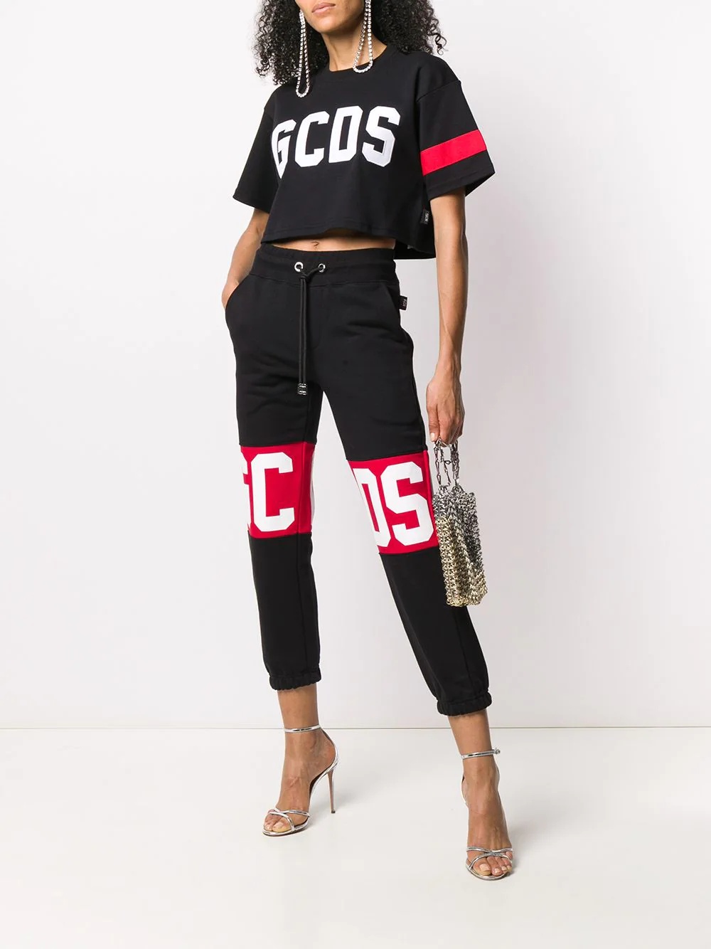 cropped logo T-shirt - 2