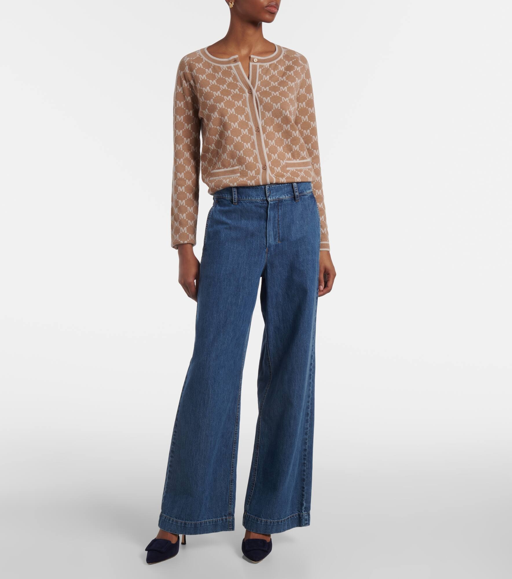 Bjono Buono wide-leg jeans - 6