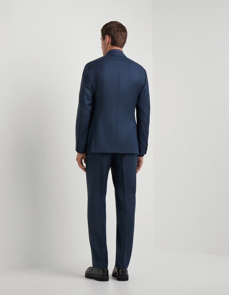 TEAL PURE WOOL SUIT 4