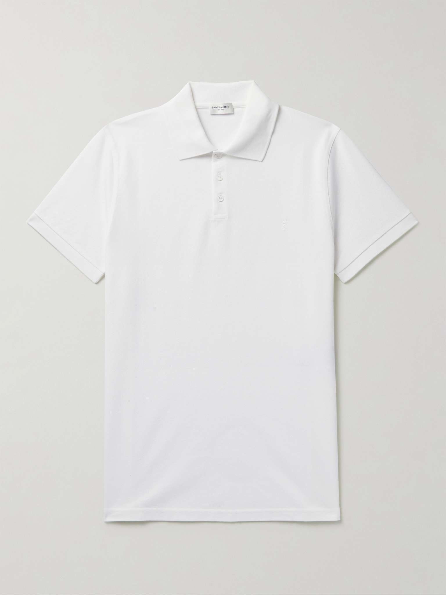 Logo-Embroidered Cotton-Piqué Polo Shirt - 1