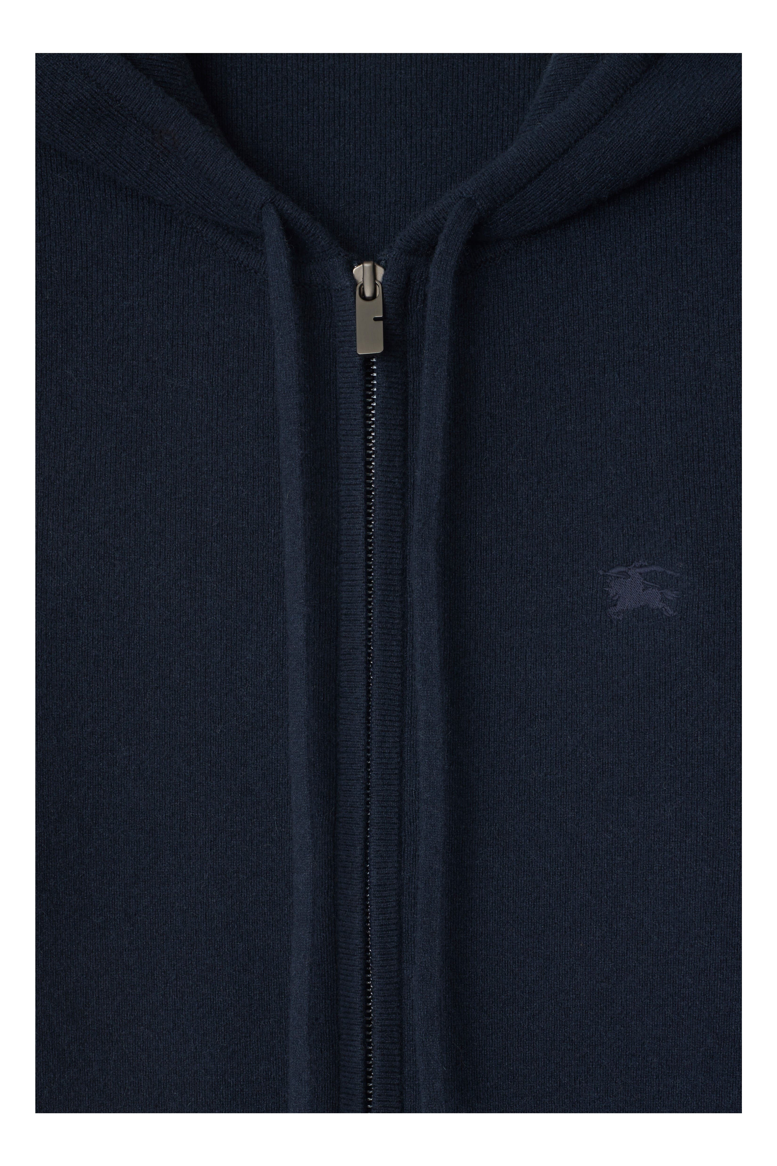 burberry Cashmere Blend Zip Hoodie in Navy at Nordstrom - 5