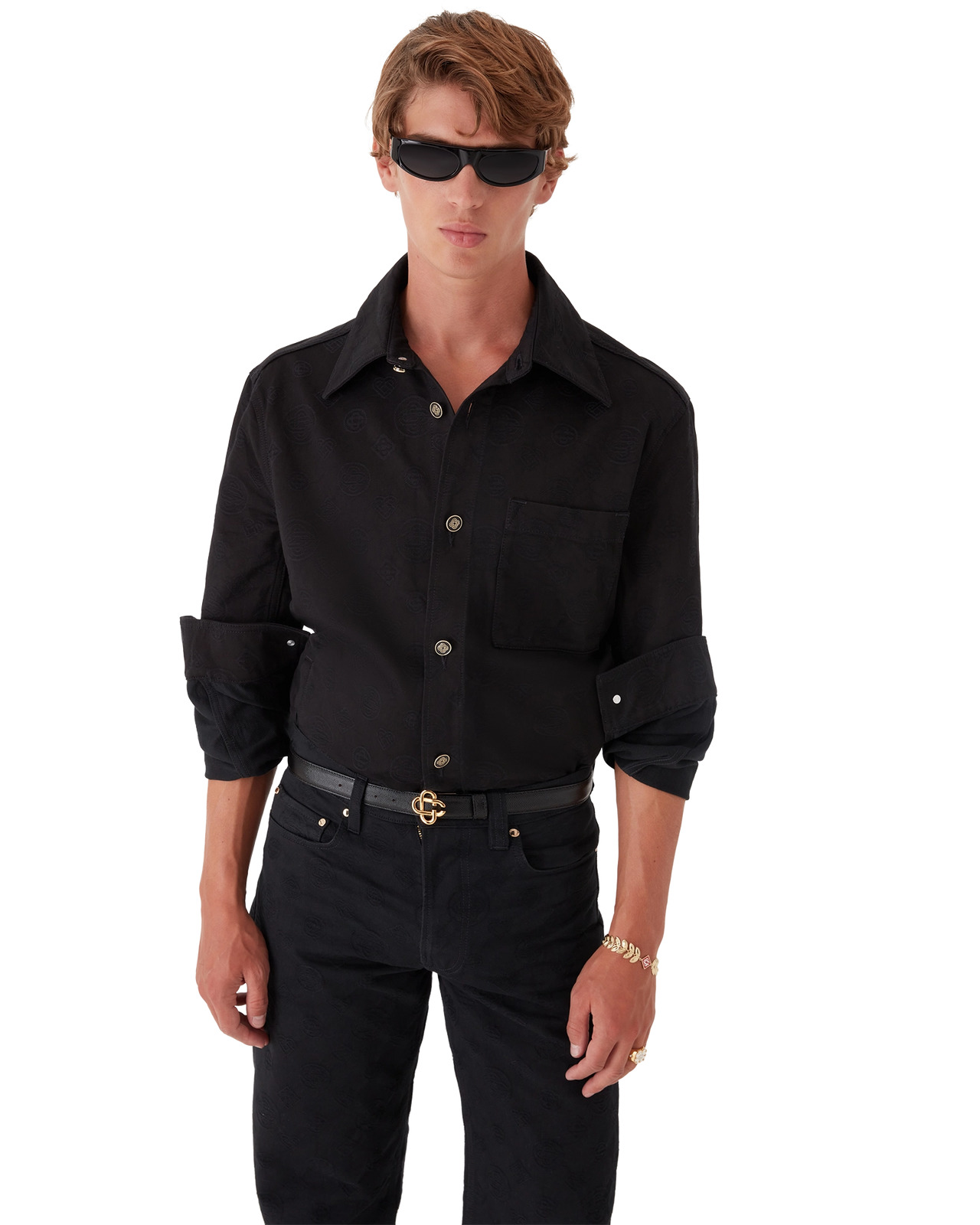 Denim Monogram Overshirt | Casablanca Paris - 3
