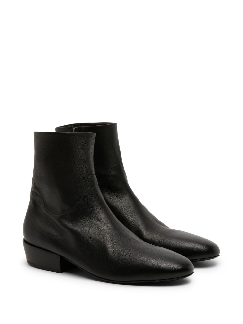 leather ankle boots - 2