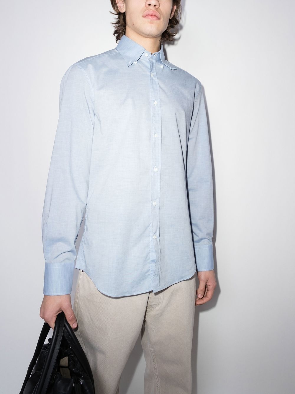 button-down long-sleeved shirt - 2