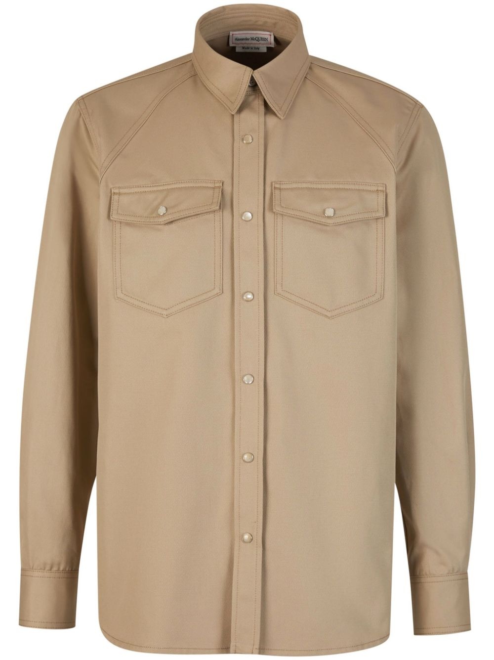 cotton overshirt - 1