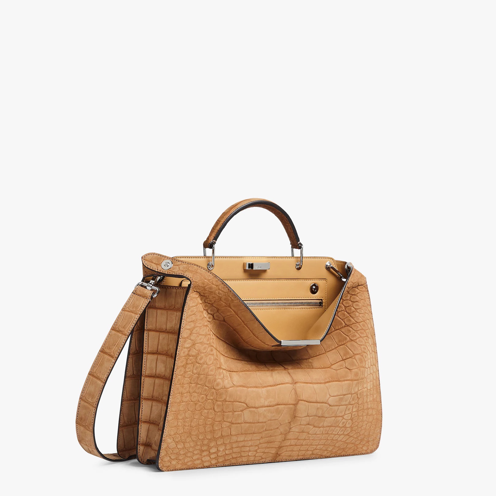 Beige alligator bag - 3