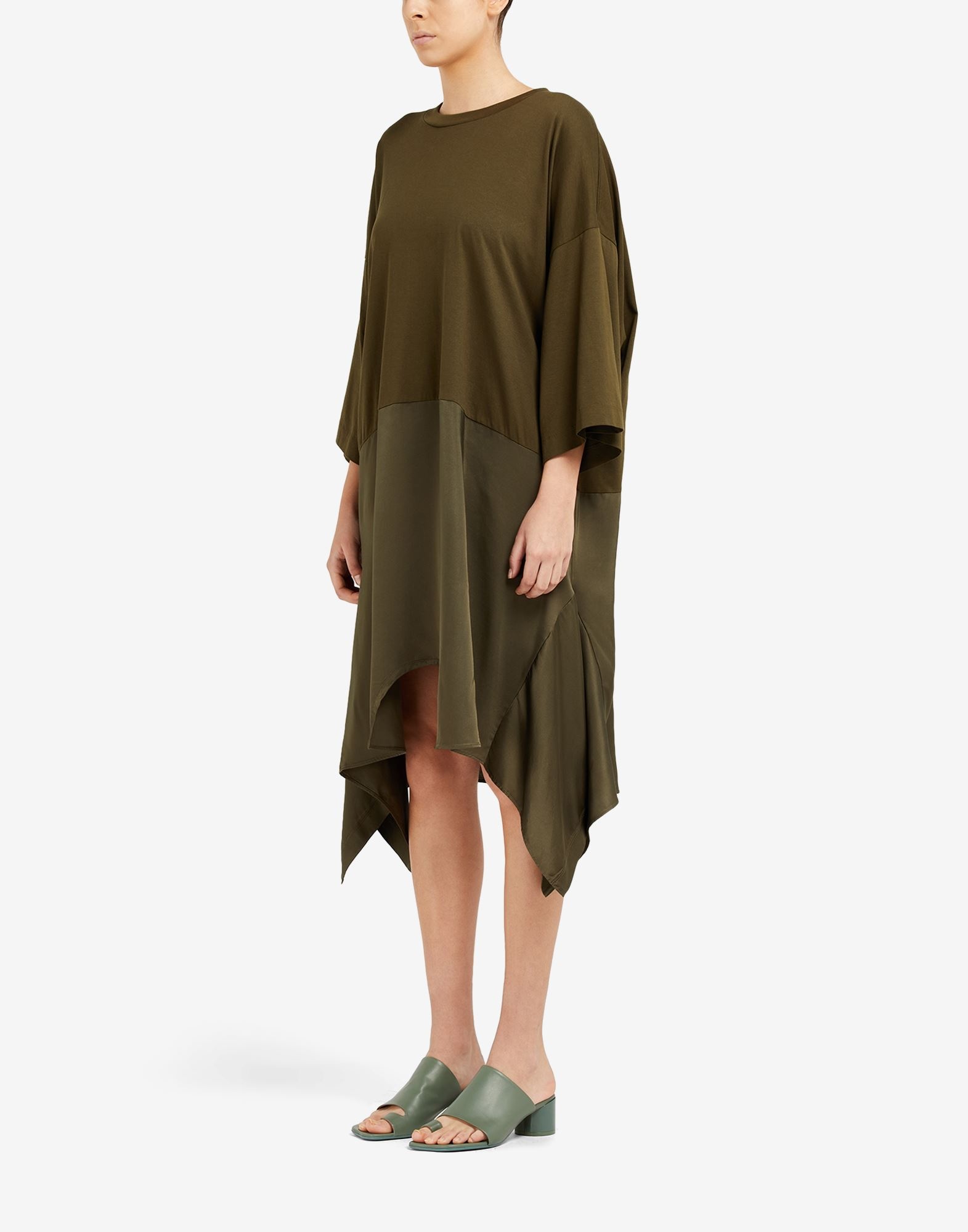 Spliced T-shirt dress - 5