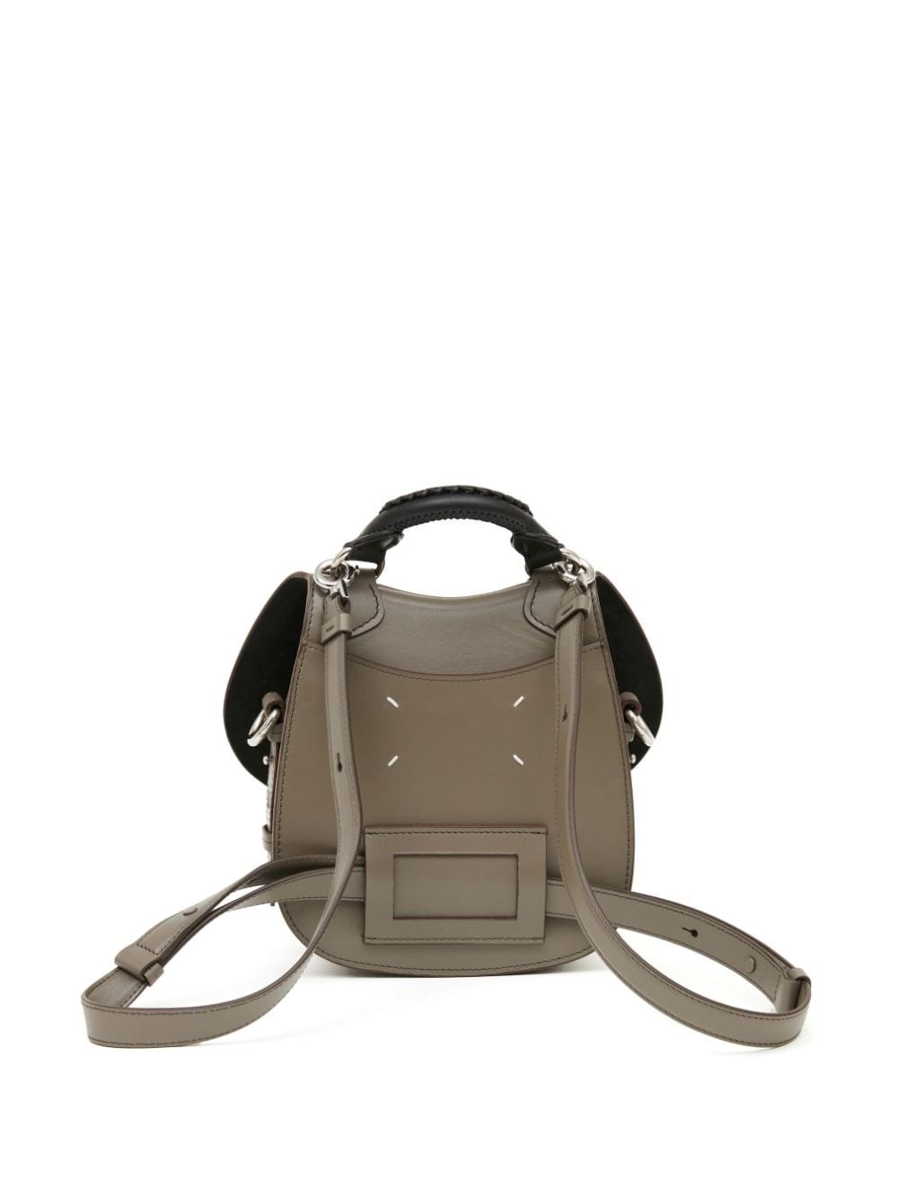 buckled leather shoulder bag - 4