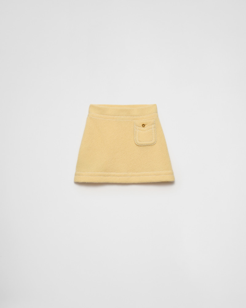 Cashmere miniskirt - 1