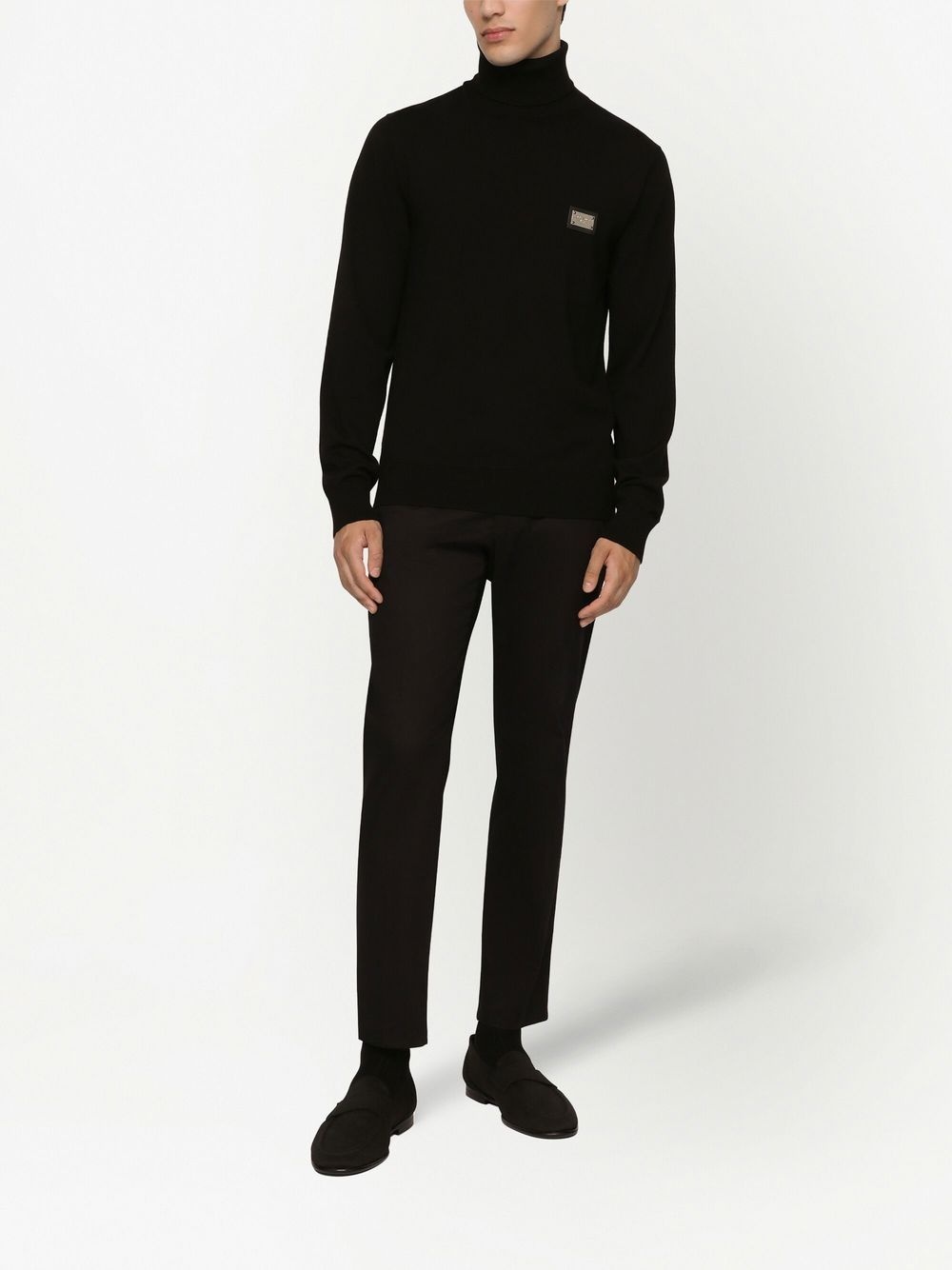 DG Essentials roll-neck wool jumper - 3