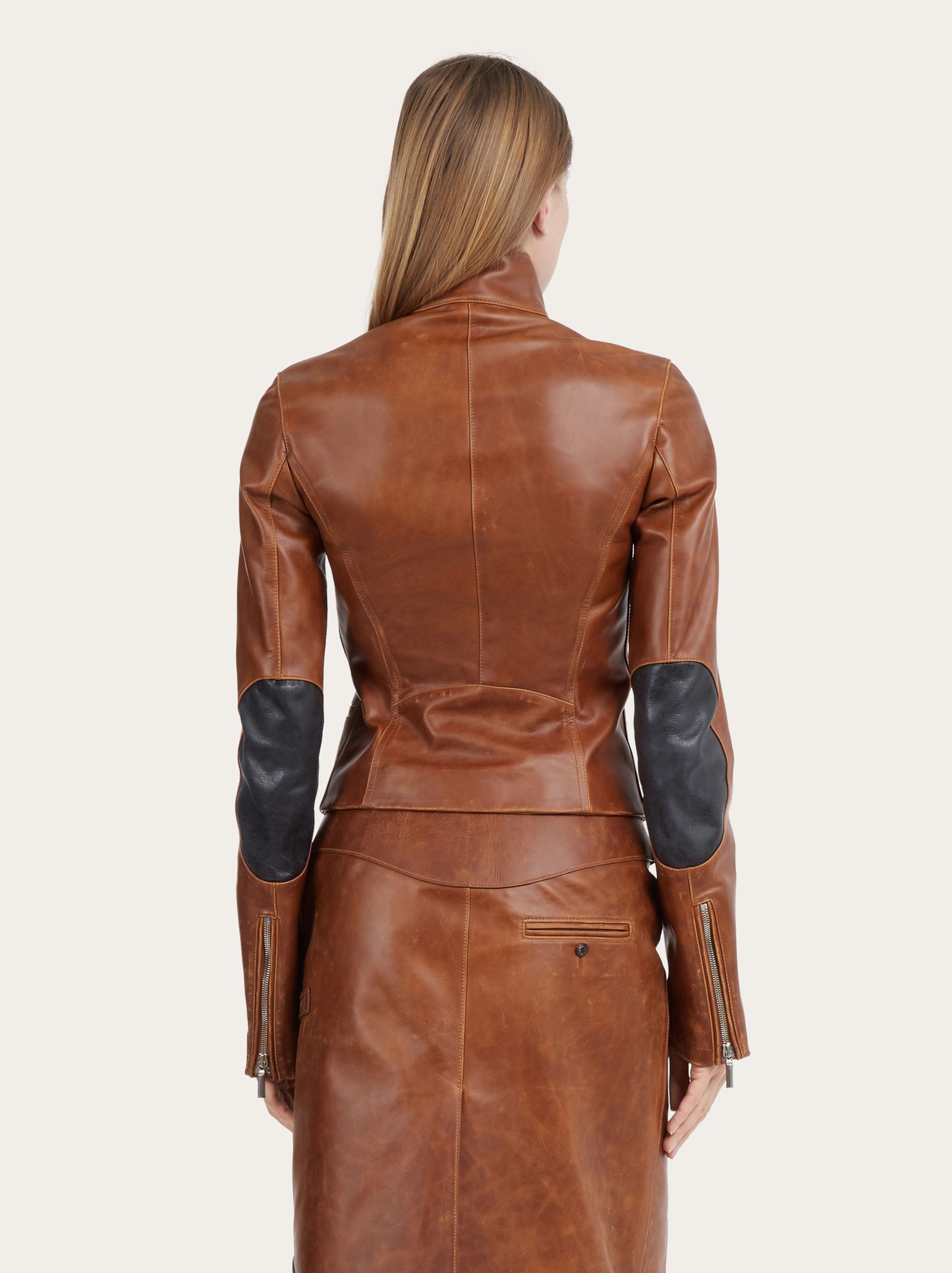 Short nappa jacket - 3