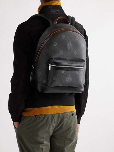 Berluti Explorer Signature Logo-Print Canvas and Leather Backpack outlook