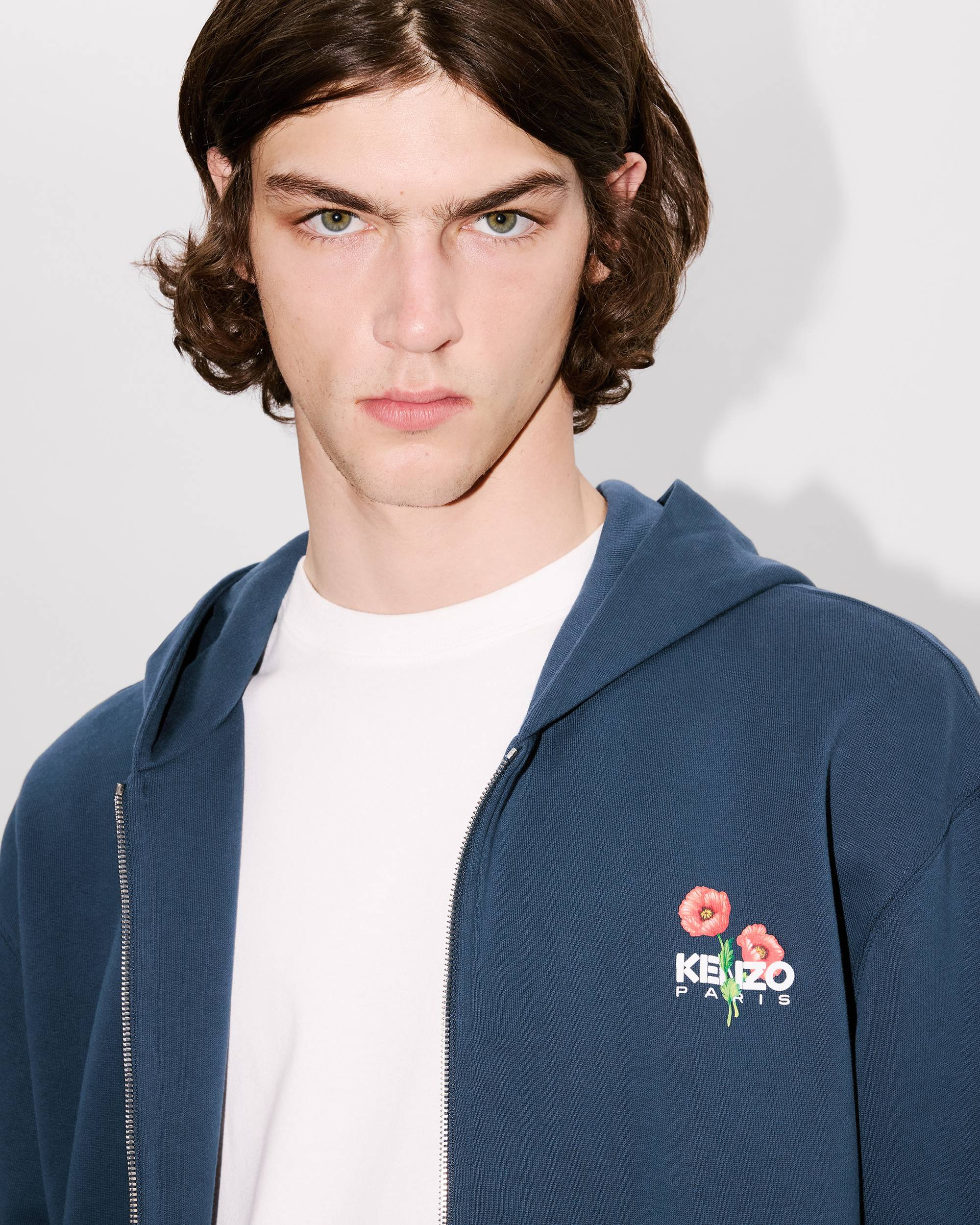 'KENZO Archive Bouquet' full-zip hoodie in cotton - 6