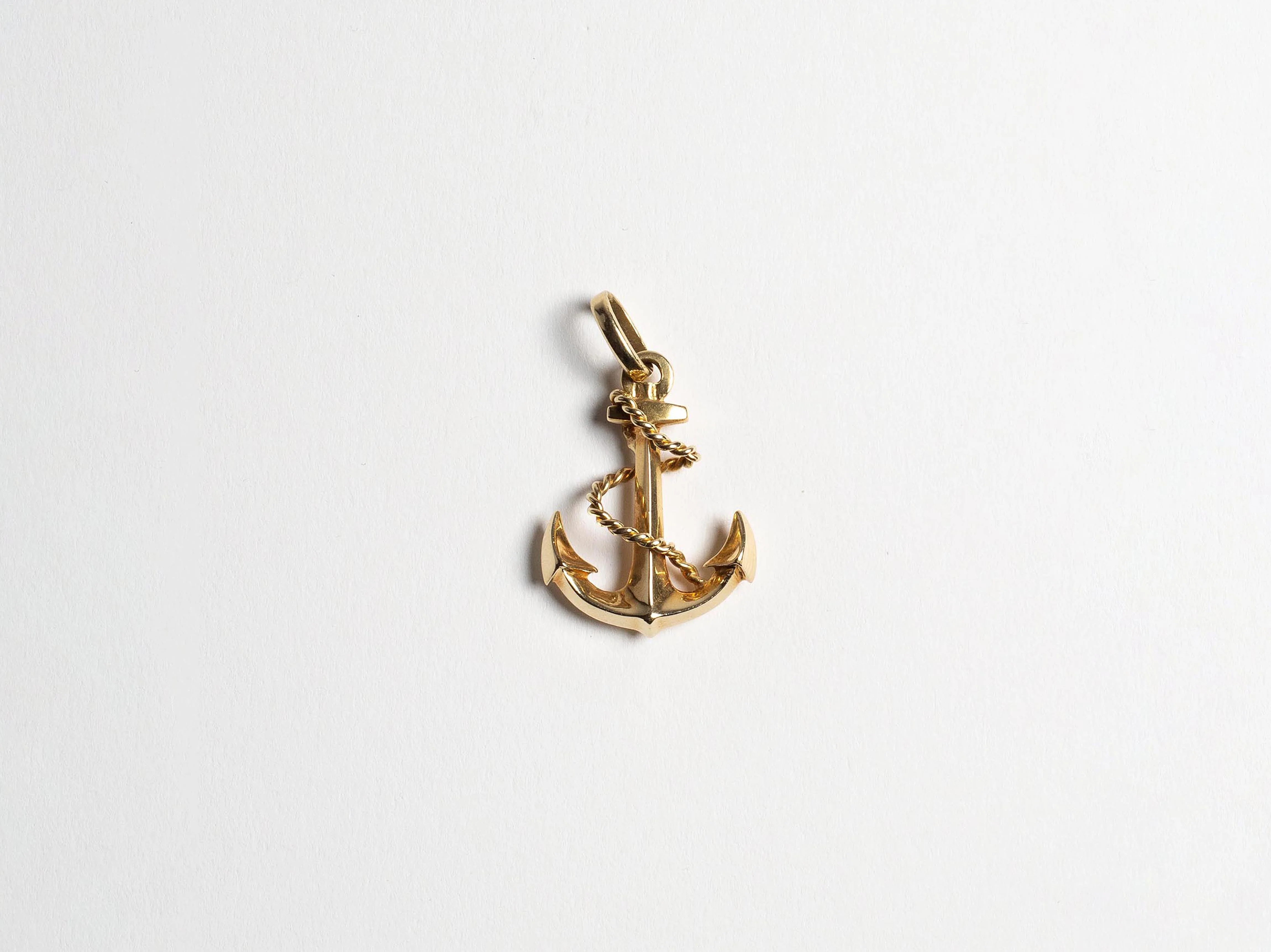 ANCHOR PENDANT IN 18kt GOLD - 1