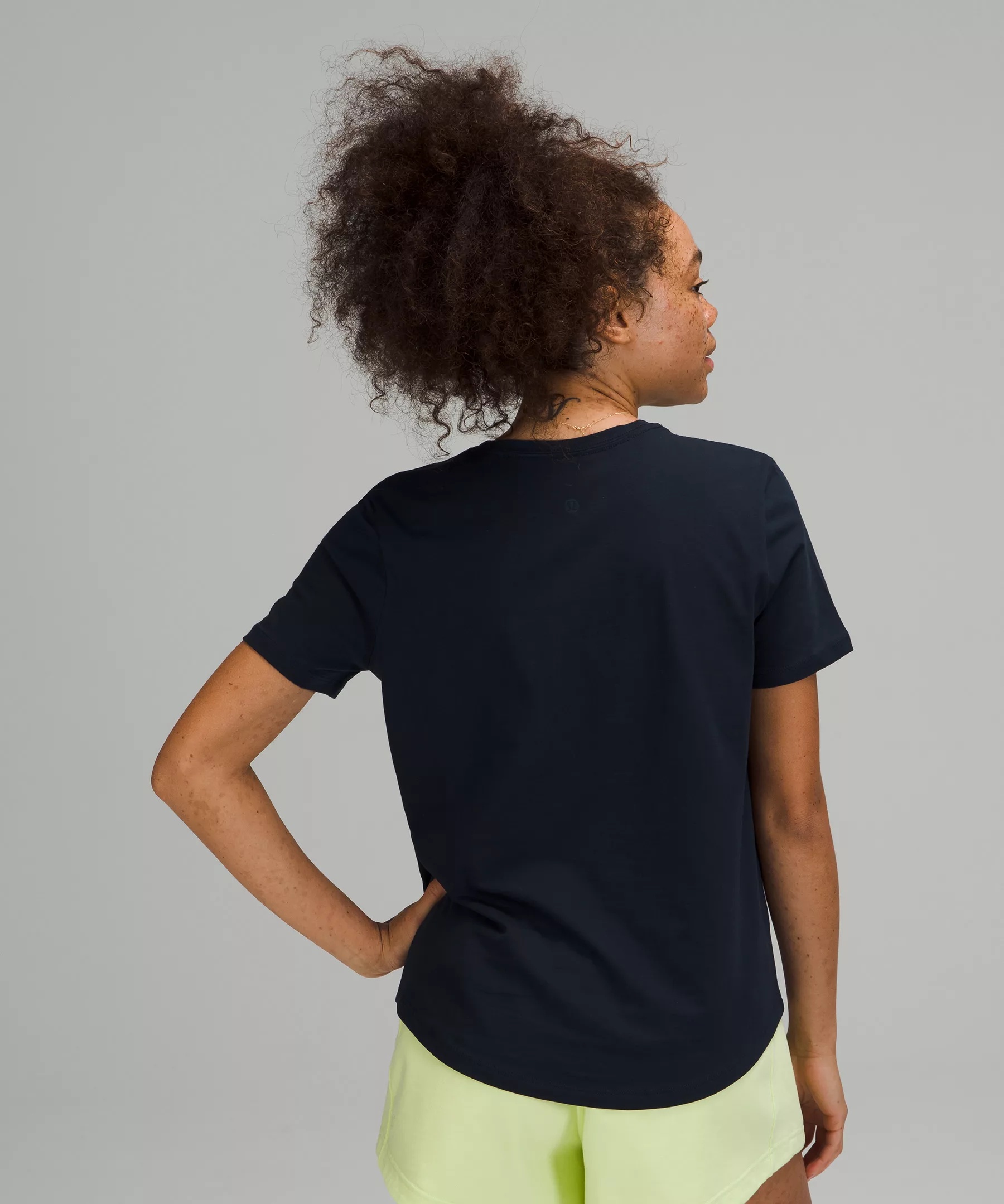 Love Curved-Hem Crewneck T-Shirt - 3