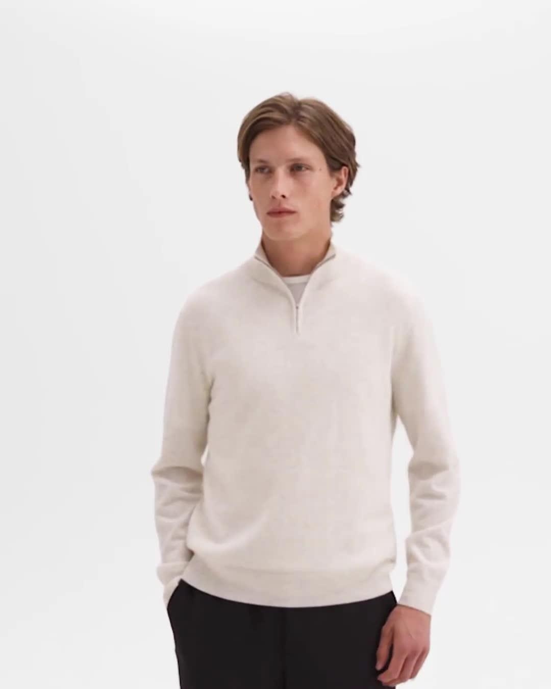 Hilles Quarter-Zip Sweater in Cashmere - 5