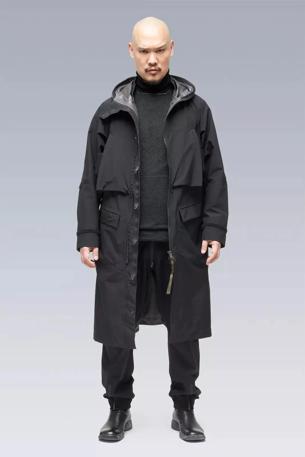 ACRONYM J93-GTPL 2L Gore-Tex Paclite Plus Parka Black | REVERSIBLE