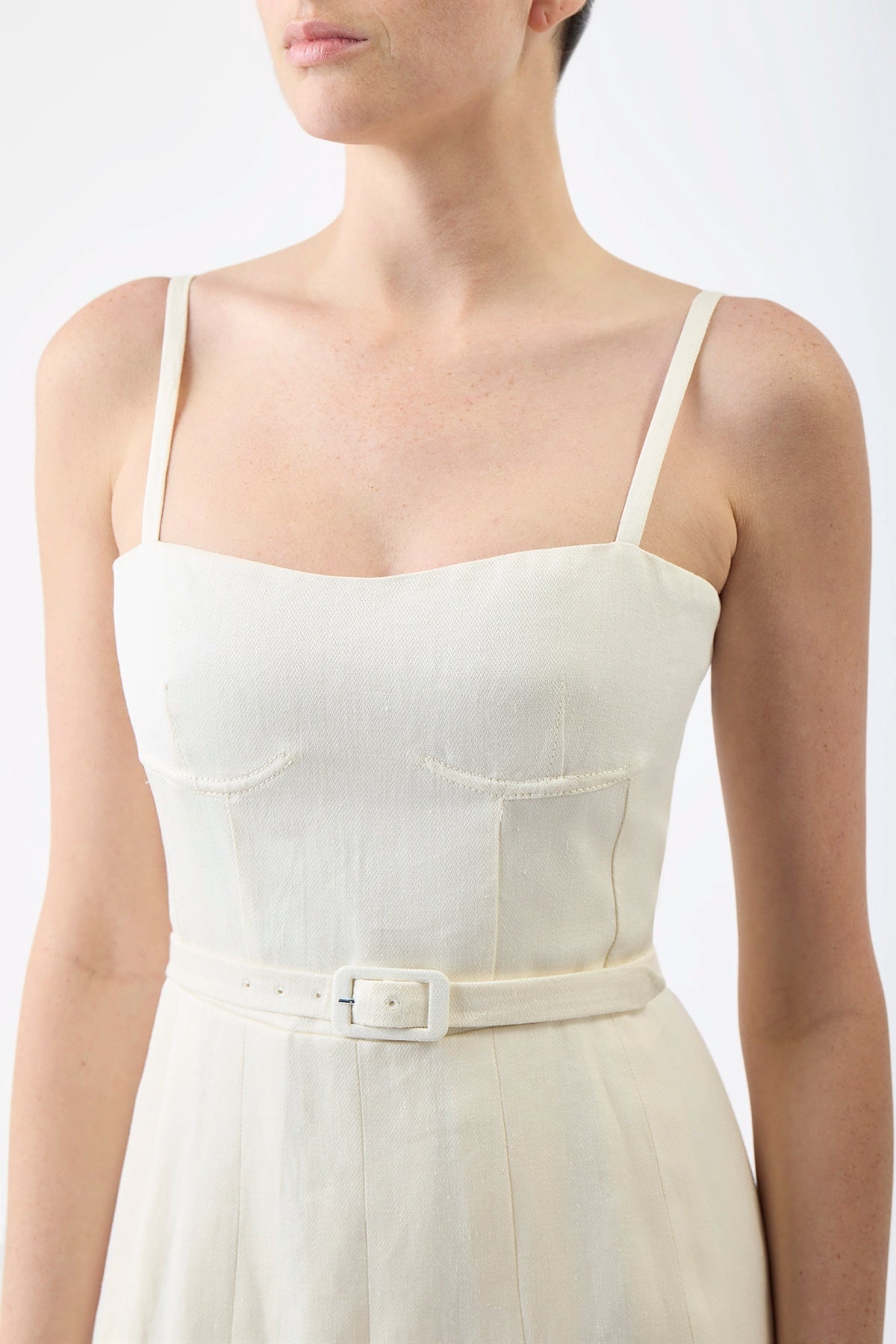 Godard Dress in Linen - 5