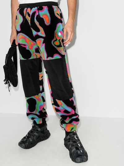 Marcelo Burlon County Of Milan intarsia Psych pattern track pants outlook