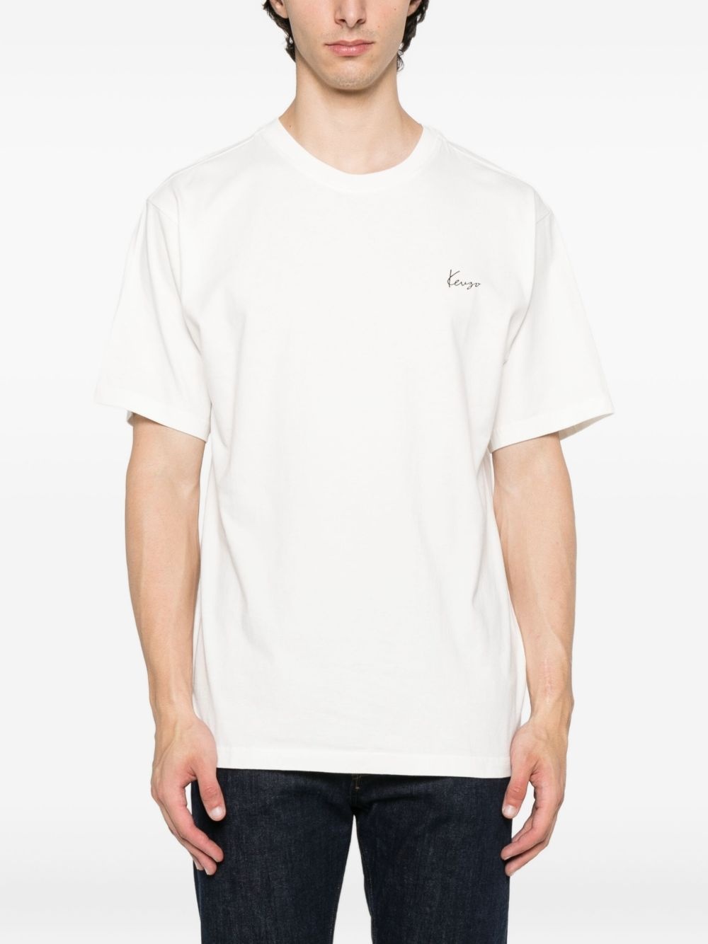 floral-print cotton T-shirt - 3