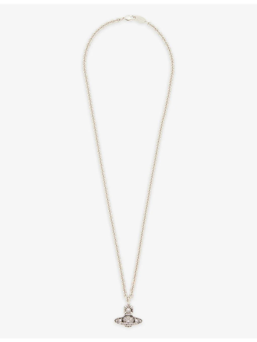 Carmela platinum-plated brass necklace - 1