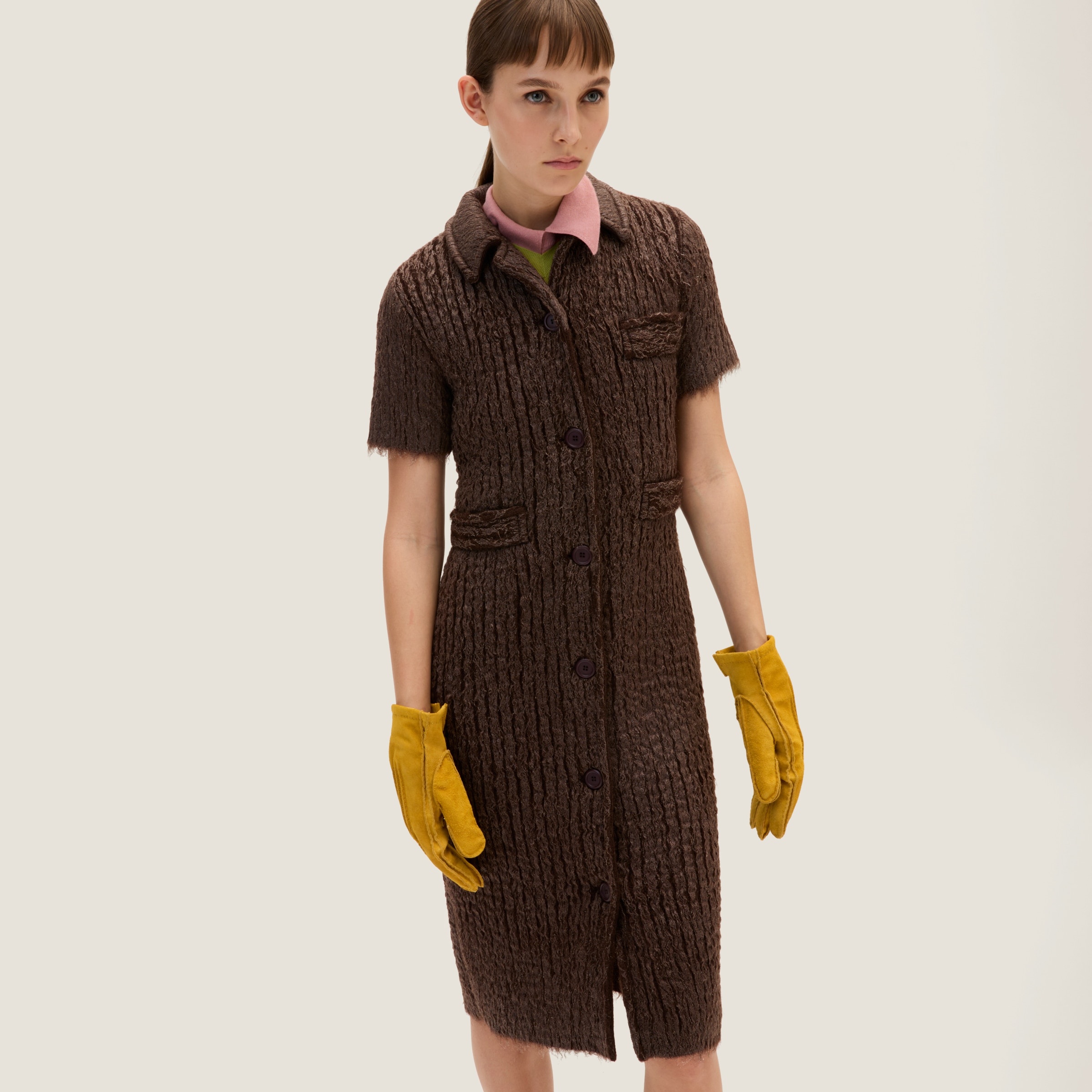 Miu Miu Mohair dress | miumiu | REVERSIBLE