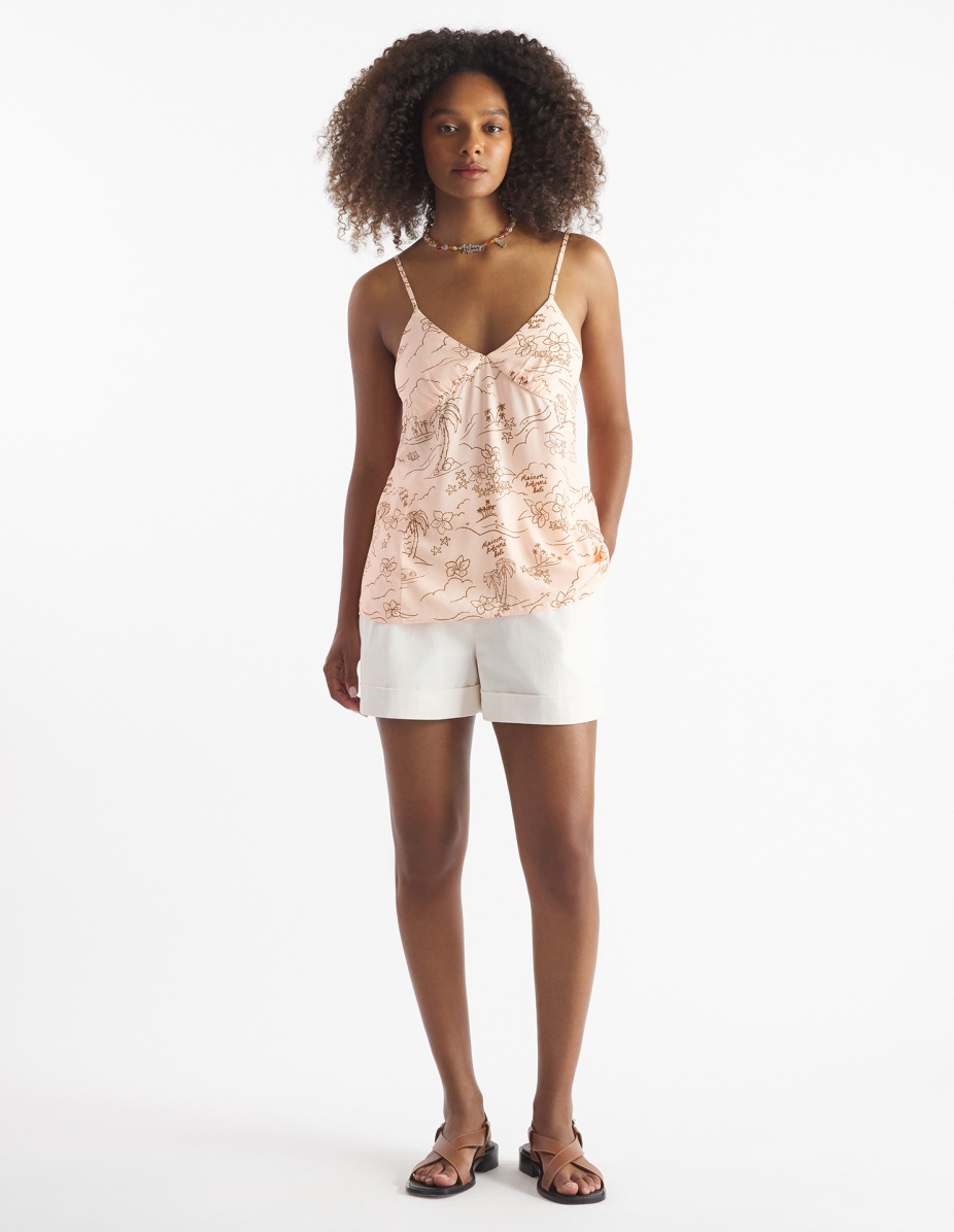 “TROPICAL PALM” STRAP TOP - 2
