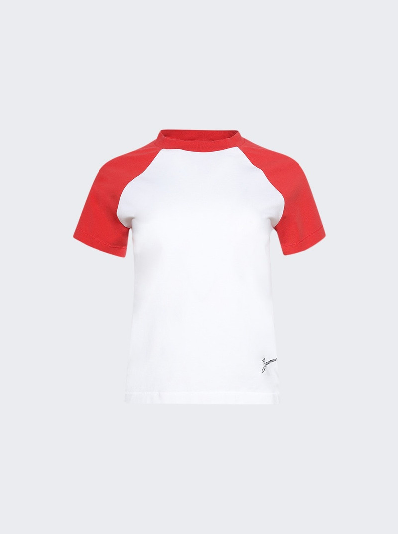 Baseball Tee White And Green - 1