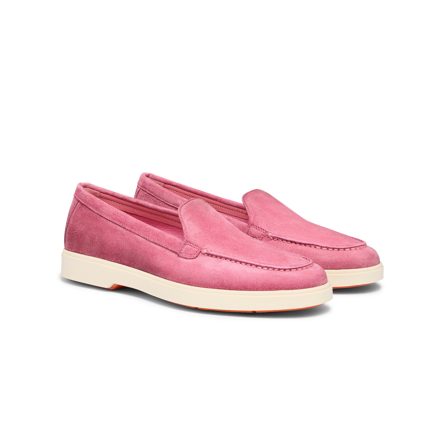 Women's pink suede loafer - 2