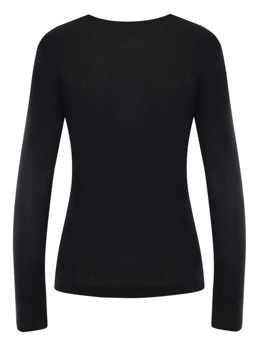 long-sleeve cotton top - 2