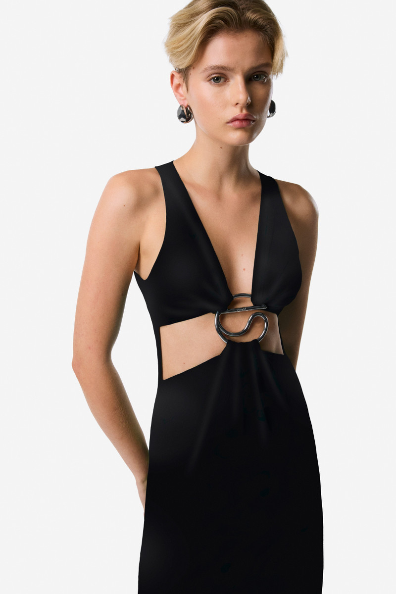 Cut-Out C-Logo Dress 1