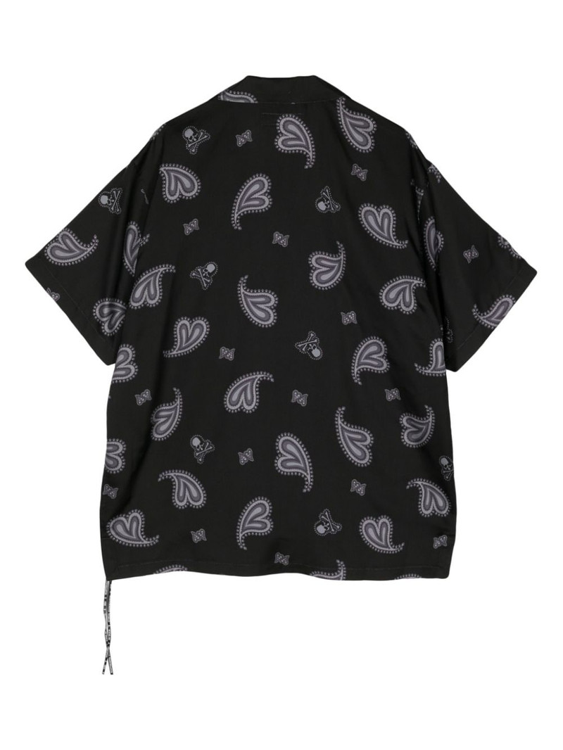MASTERMIND WORLD paisley-print silk shirt outlook